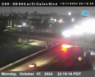 SB 805 at El Cajon Blvd (On Ramp)