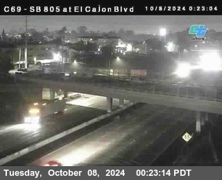 SB 805 at El Cajon Blvd (On Ramp)