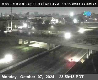 SB 805 at El Cajon Blvd (On Ramp)