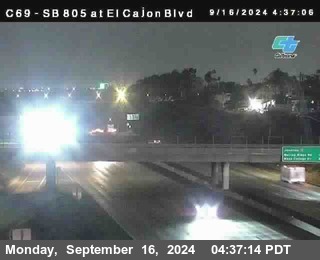 SB 805 at El Cajon Blvd (On Ramp)