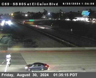 SB 805 at El Cajon Blvd (On Ramp)