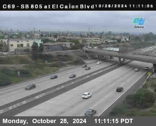 SB 805 at El Cajon Blvd (On Ramp)