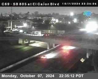 SB 805 at El Cajon Blvd (On Ramp)