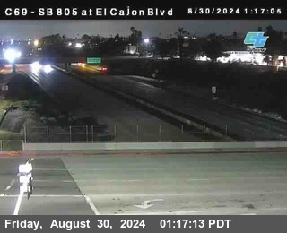 SB 805 at El Cajon Blvd (On Ramp)