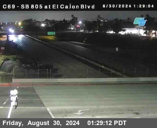 SB 805 at El Cajon Blvd (On Ramp)