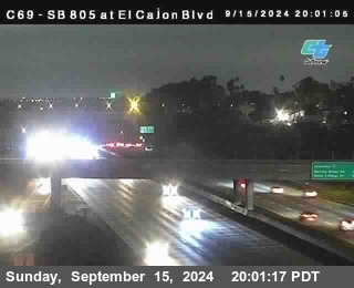 SB 805 at El Cajon Blvd (On Ramp)