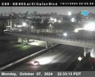 SB 805 at El Cajon Blvd (On Ramp)