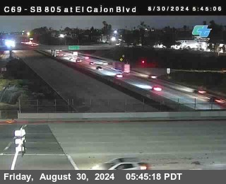 SB 805 at El Cajon Blvd (On Ramp)