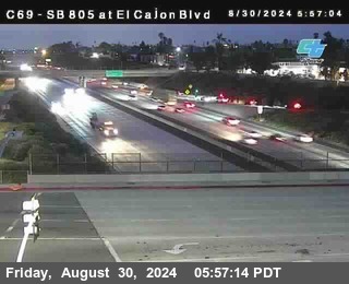 SB 805 at El Cajon Blvd (On Ramp)