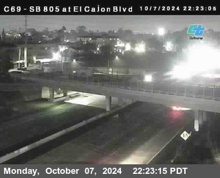 SB 805 at El Cajon Blvd (On Ramp)