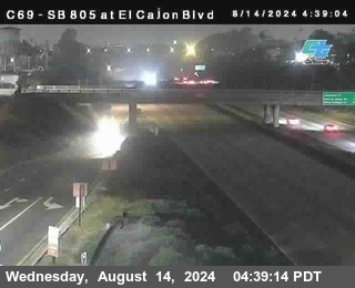 SB 805 at El Cajon Blvd (On Ramp)