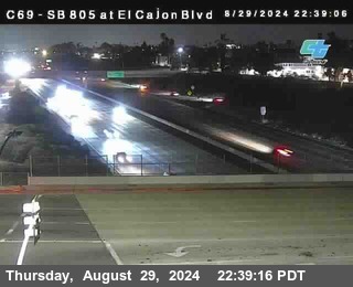 SB 805 at El Cajon Blvd (On Ramp)