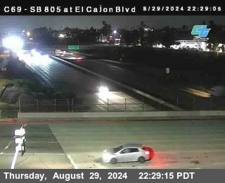 SB 805 at El Cajon Blvd (On Ramp)