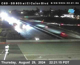 SB 805 at El Cajon Blvd (On Ramp)