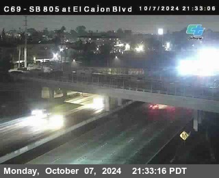 SB 805 at El Cajon Blvd (On Ramp)