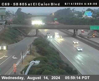 SB 805 at El Cajon Blvd (On Ramp)