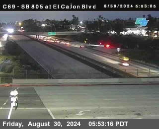 SB 805 at El Cajon Blvd (On Ramp)