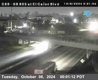 SB 805 at El Cajon Blvd (On Ramp)