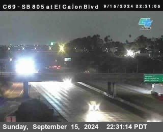 SB 805 at El Cajon Blvd (On Ramp)