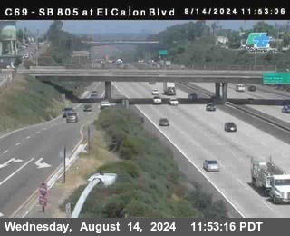 SB 805 at El Cajon Blvd (On Ramp)