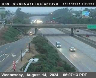 SB 805 at El Cajon Blvd (On Ramp)