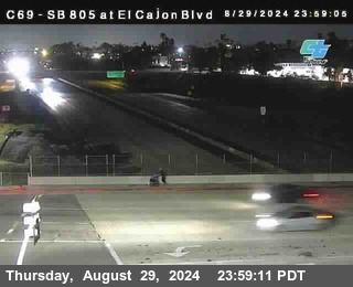 SB 805 at El Cajon Blvd (On Ramp)