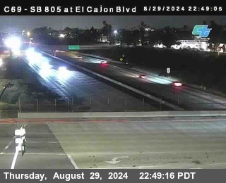 SB 805 at El Cajon Blvd (On Ramp)