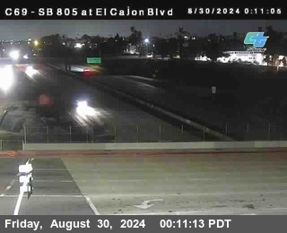 SB 805 at El Cajon Blvd (On Ramp)