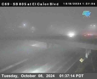 SB 805 at El Cajon Blvd (On Ramp)