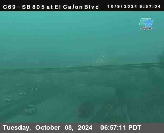 SB 805 at El Cajon Blvd (On Ramp)