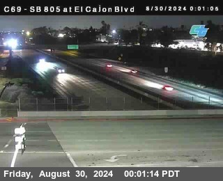 SB 805 at El Cajon Blvd (On Ramp)