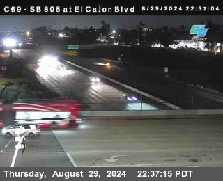 SB 805 at El Cajon Blvd (On Ramp)