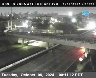 SB 805 at El Cajon Blvd (On Ramp)