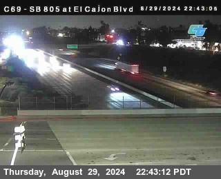 SB 805 at El Cajon Blvd (On Ramp)