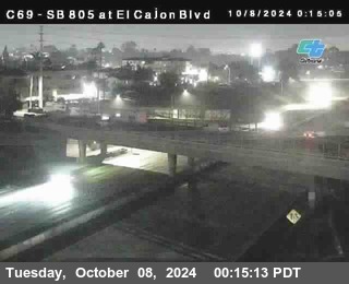 SB 805 at El Cajon Blvd (On Ramp)