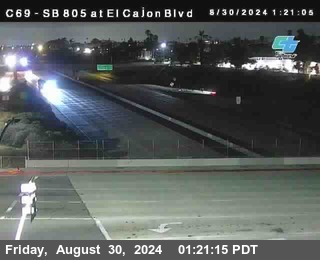 SB 805 at El Cajon Blvd (On Ramp)