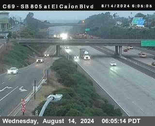 SB 805 at El Cajon Blvd (On Ramp)