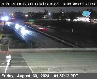 SB 805 at El Cajon Blvd (On Ramp)