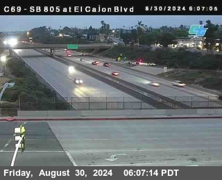 SB 805 at El Cajon Blvd (On Ramp)