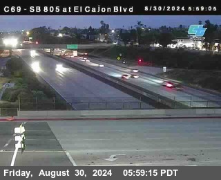 SB 805 at El Cajon Blvd (On Ramp)