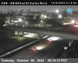 SB 805 at El Cajon Blvd (On Ramp)