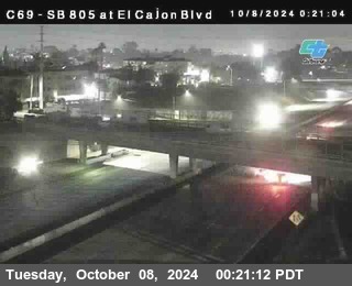 SB 805 at El Cajon Blvd (On Ramp)