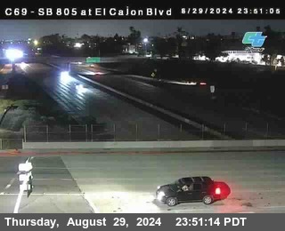 SB 805 at El Cajon Blvd (On Ramp)