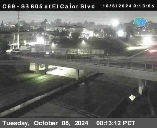 SB 805 at El Cajon Blvd (On Ramp)