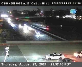 SB 805 at El Cajon Blvd (On Ramp)