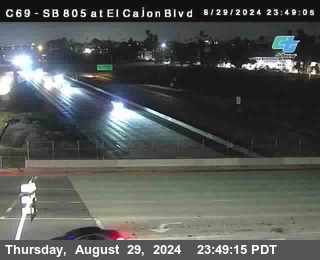 SB 805 at El Cajon Blvd (On Ramp)