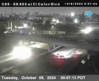 SB 805 at El Cajon Blvd (On Ramp)