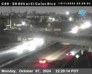 SB 805 at El Cajon Blvd (On Ramp)