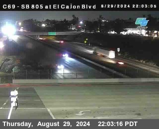 SB 805 at El Cajon Blvd (On Ramp)