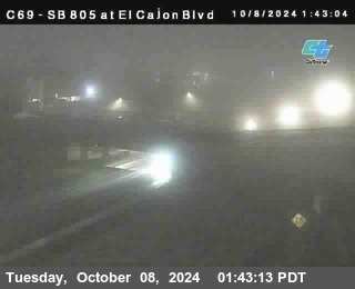 SB 805 at El Cajon Blvd (On Ramp)